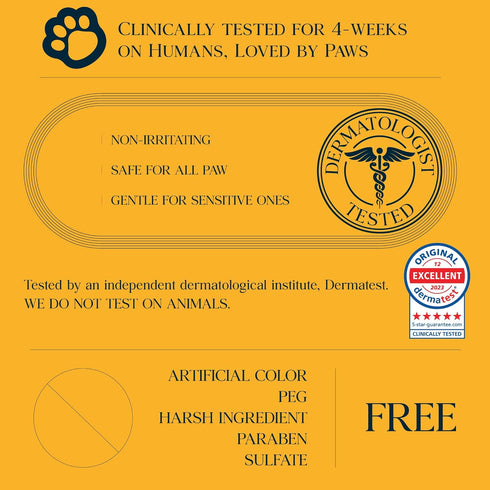 (Pack 2)- 300ml 10.14 oz Pet Foaming Foot Paw Cleanser of Gentle Foam Wash for All Dogs, Nourishing, Softening