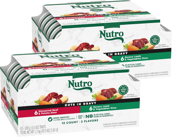 Nutro Natural Choice Cuts in Gravy Wet Dog Food, Grain Free Dog