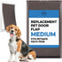Evergreen Pet Supplies Medium Dog Door Flap Replacement for Sliding Glass Doors - 8 1/4" x 12 1/4" - Weather-Resistant