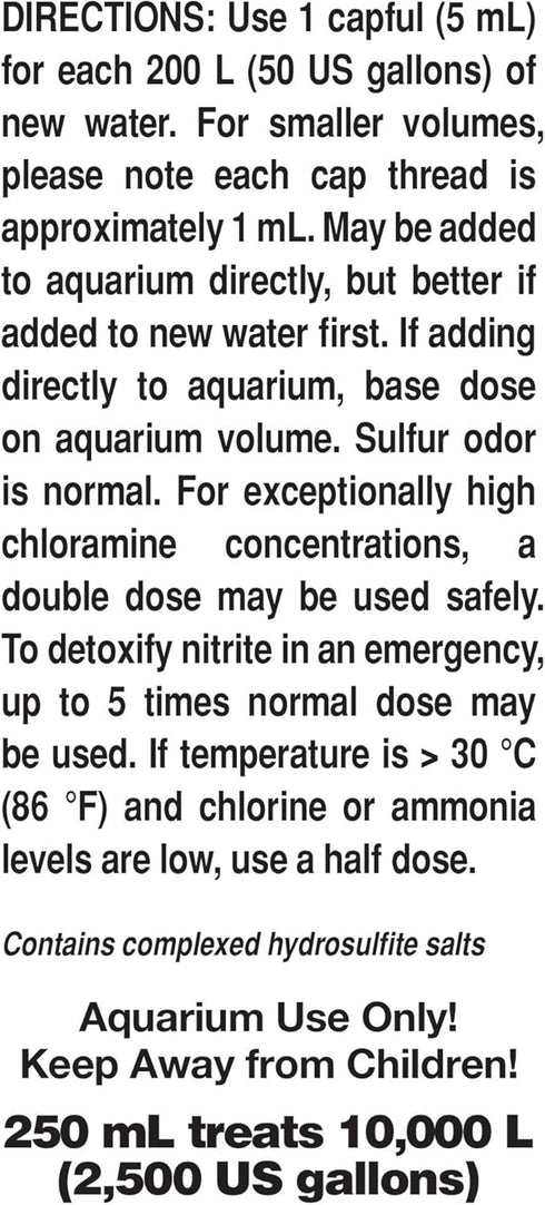 Seachem Prime Fresh and Saltwater Conditioner - Chemical Remover and Detoxifier 250 ml