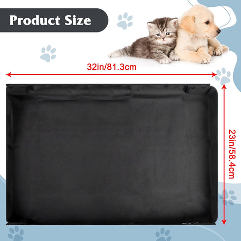 Large(37"x31"x2") Leekalos Portable Dog Pee Pads Holder for Travel, Puppy Pad Holder Foldable Liner Base, Dogs Litter