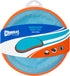 Chuckit Paraflight Flying Disc Dog Toy, Large 9.75", Orange and Blue