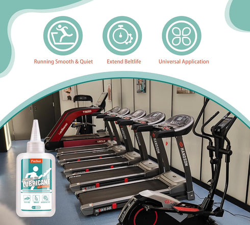 Fuchoi 7oz 200ml 100% Treadmill Belt Lubricant - / Treadmill Lubricant for Belt - Pure Silicone Treadmill Lube