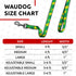 WAUDOG Nylon Dog Leash for Small Medium Dogs | 4 Ft Strong Heavy Duty Leash for Large Breed Dogs