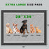 28x34 Inches (30 Charcoal Puppy Pads Extra Large Dog Pee Pads Odor-Control & Leak-Proof Disposable Pet Training Black