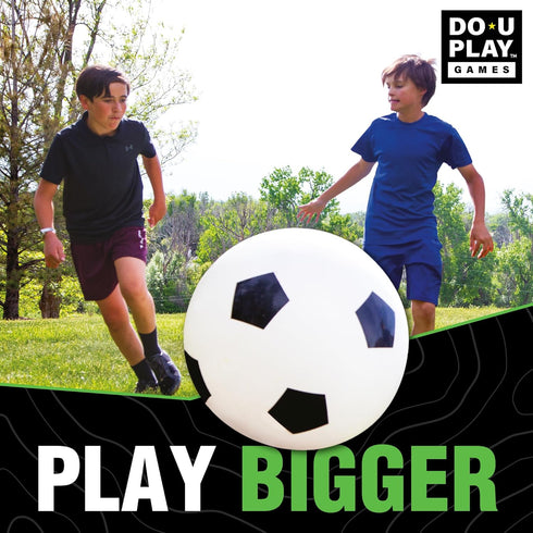 Hape DO-U-Play Games Jumbo Soccer Ball, 30” Diameter, Durable Heavy-Duty Rubber Material