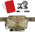 Immediate Ifak Pouch-Rapid Deployment Tactical MOLLE Trauma Kit Pouches, Quick Release Tear-Off Medical First Aid Kit
