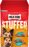 Milk-Bone Stuffed Dog Treats with Real Bacon & Beef, 10 Ounce (Pack of 5), Crunchy Biscuit with Soft Filling