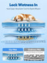 30"x20" 3.0 Rywell Super-Absorbent Cooling Mat for Dogs Arc-Chill & Color-Changing Dog Cooling Mat, Stay Cool & Dry