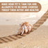 Hermit Crab Toys, 23.6 Inch Climbing Jute Rope Ladder with Hooks, Reptile Tank Accessories for Hermit Crab Lizards