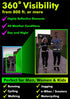 FREEMOVE Reflective SASH with 2 Bands or Reflective Runners Waist Belt with 4 Arm Bands for Visibility & Safety