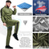 100 RDX Sauna Suit Full Body Heat Sweat Suit, Reach Oeko TEX Certified, Anti Rip Long Sleeve Tracksuit Top Bottom
