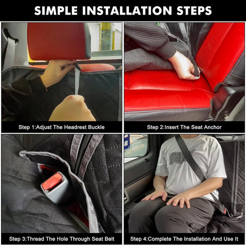 F150 1500, 600D sportuli Dog Car Seat Cover Replace for Ford and Dodge Ram Oxford Cloth Heavy Duty Waterproof Non Slip
