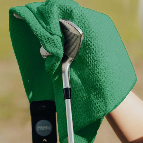 Magnetic Golf Towel for Golf Bags, Waffle Weave Microfiber with Strong Magnet Hold