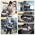 17x11x9.5 Inch 12lbs Lekereise Top-Expandable Pet Carrier Alaska Hawaiian Airline Approved Soft Sided Underseat