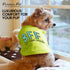 Parisian Pet Dog Tshirt - Embroidered “BFF (Best Furry Friend)“ - Lightweight Tank Top, Machine Washable, Small Dogs, S