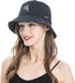 ZLYC Unisex Fashion Embroidered Bucket Hat, Summer Fisherman Cap for Men, Women, and Teens