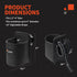 ProSSS Treadmill Cup Holder Water Bottle Holder with Two Adjustable Straps, Armrest Organizer Universal Crossbar Drink