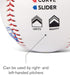 SKLZ Pitch Training Baseball with Finger Placement Markers, White, 1