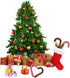 Candy Cane Rope Toy - Puppy Chew Dog Toys, Interactive Cotton Rope Toys for Medium & Large Dogs