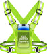 Running Vest Chest Phone Holder, Reflective Safety Gear for Dog Walking, Cycling - Adjustable Waist/Shoulder