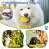 ZESTEFY 4PCS Dog Balls for Aggressive Chewers, Etpu Dog Toy Ball, Tennis Balls for Dogs Aggressive Chewers