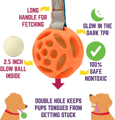 Chew King Ball Launcher with 2.5" Balls, 3" Balls, Medley 3pk/2.75", and Float and Glow Flyers