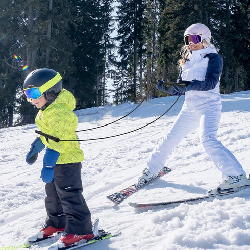 Kids Ski Trainer for Safe Downhill Skiing, Builds Good Form and Confidence, Easy Toddler Ski Trainer