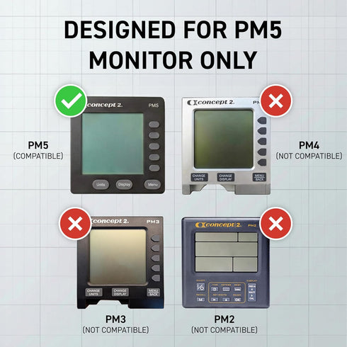 Tributary Brands 2 PM5 Magnetic Phone Holder for Concept Monitor, Magnetic Mount, No Button Press, Strong Hold, Easy