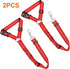 BWOGUE 2 Packs Dog Cat Safety Seat Belt Strap - Adjustable Nylon Fabric Restraints for Vehicle Seatbelts Harness