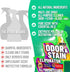 BEST Odor Eliminator for Strong Odor Stain Remover, All Purpose Cleaner, Carpet Deodorizer Poop Spray, Upholstery Cleaner, Glass Cleaner Spray, Bathroom Cleaner Shower, Toilet Bowl Cleaner Urine Spray