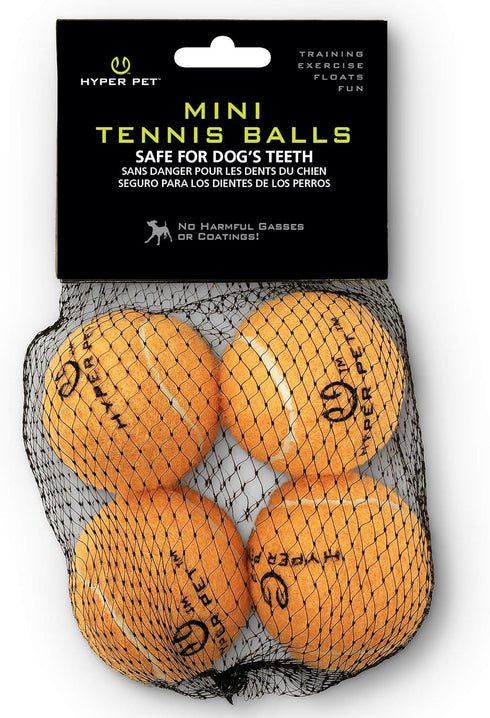 Hyper Pet MINI Tennis Balls for Dogs Safe Dog Toys & Tennis