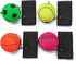 4/8/16 Pack 2.36 Inch Wrist Return Ball Wristband Balls Rubber Rebound Bouncy Sport Ball (Basketball, Baseball