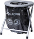 Commode Alpcour Portable Toilet Seat Compact Lightweight Indoor & Outdoor w/Built-In Bag Hooks & Travel Bag Heavy-Duty