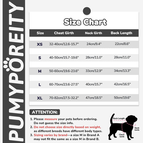 PUMYPOREITY Dog Diaper with Suspender, Escape-Proof Anti-Harassment Garment for Heat Cycle, Incontinence, Puppy