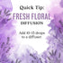 0.25 oz. Aura Cacia Fresh Floral Essential Oil Blend, Boxed fl. - Light Aroma, No Synthetic Fragrances