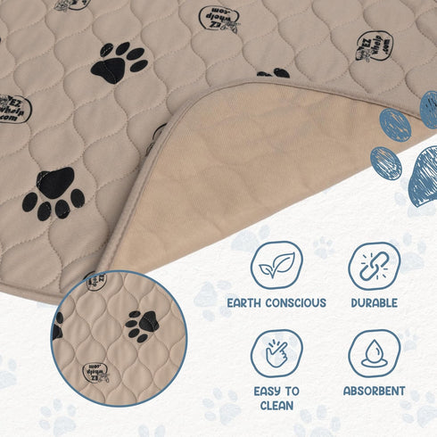 20x25 Inch, 2 Pack EZwhelp Reusable Dog Pee Pads, Washable Waterproof Mats for Potty Training or Whelping Pads, Puppy