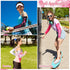 Xtinmee 20 Pairs Breast Cancer Awareness Compression Arm Sleeves, Pink Ribbon Cooling Arm Sleeves for Adult Youth