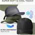 Oversize XXL Mens Quick Dry Baseball Cap Cooling Breathable Mesh Sports Cap Lightweight Snapback Hat for Big Head