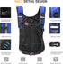 Hydration Backpack 20L with 2L Water Bladder, Large Storage Hiking Daypack for Men Women, Lightweight Insulation