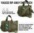 Tactical EMT Pouch IFAK Tear-Away Rip Away First Aid Kit Molle Medical Pouch for Outdoor, Hiking, Hunting Compact