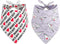 BoomBone Dog Valentines Day Bandana 2 Pack, Triangle Bibs Pet Scarf for Small Dogs, Puppy Cat