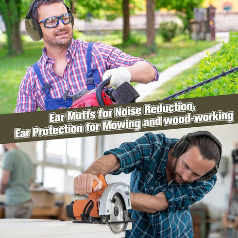 GUCHO 34 dB NRR Noise Reduction Safety Ear Muffs, Hearing Protection for Shooting Range, Hunting