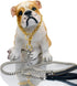 12MM Dog Collar Byzantine Chain Metal Stainless Steel Heavy Duty Slip Collars (14"-30") (24, Gold)
