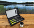 SE 5-Piece Fish Fillet Set, Includes Knife Sharpener and Carrying Case, Ideal for Cleaning, Cutting, Trimming Fish