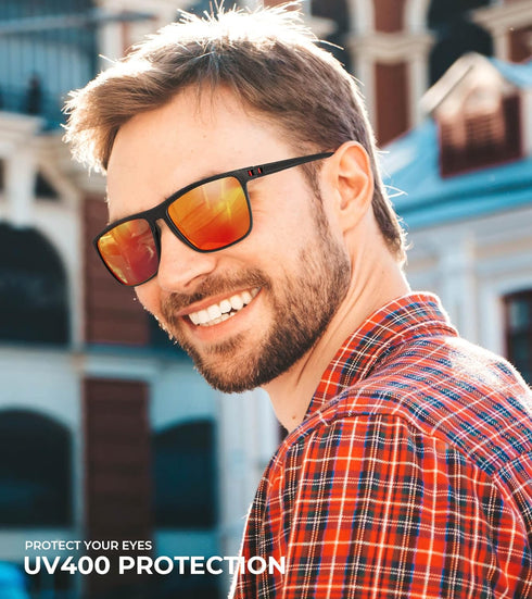 KALIYADI Polarized Sunglasses for Men - Lightweight UV Protection for Driving, Fishing, Golf