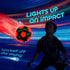 GlowCity Light Up Soccer Ball - Glow in The Dark Indoor/Outdoor Ball with 2 LED Lights - Fun Gift for Teens