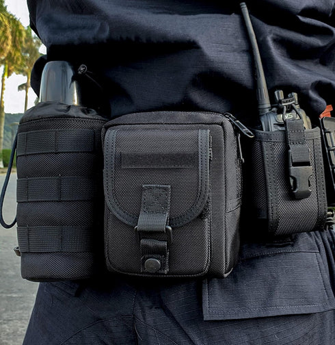 Dotacty 6.1" Compact Utility Gadget Pouch Tactical MOLLE Nylon Duty Belt Pouches for Police Law Enforcement Work EDC