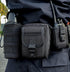 Dotacty 6.1" Compact Utility Gadget Pouch Tactical MOLLE Nylon Duty Belt Pouches for Police Law Enforcement Work EDC