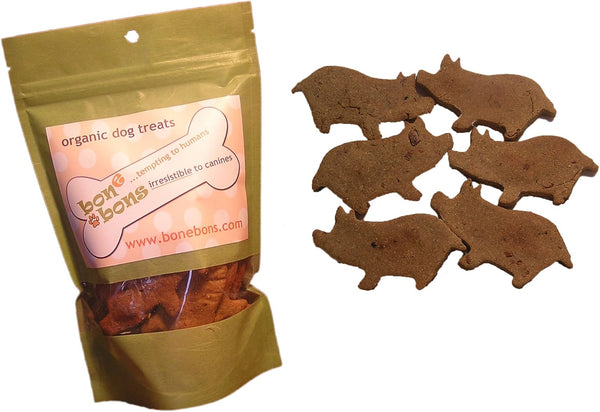 Bone Bons Organic Dog Treats Bacon, Egg and Cheese Biscuits 5oz Bag